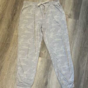 Vuori Light Gray Camouflage Joggers